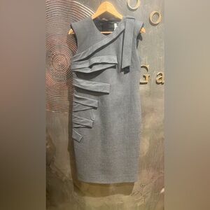 NWOT Gianfranco Ferre Gray BUSINESS CASUAL DRESS SIZE IT40 size US6